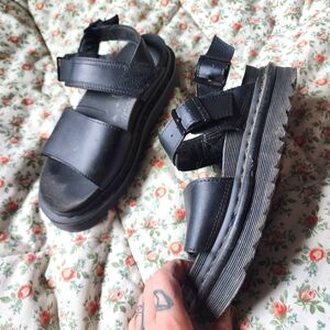 Dr. Martens Black Sandals